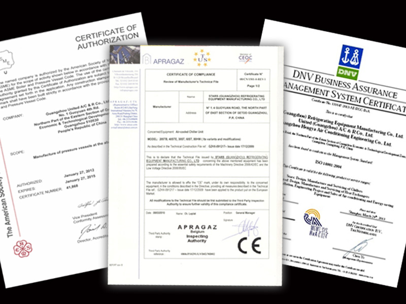 Certificates of H.Stars Group