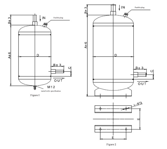 liquid receiver in refrigeration system