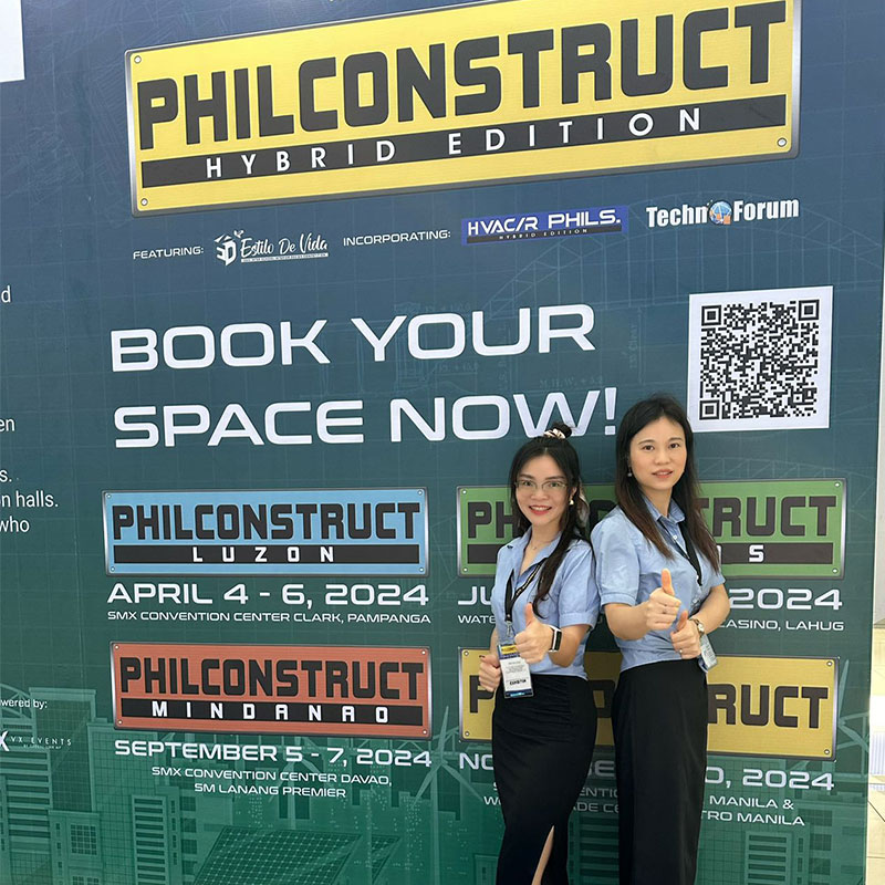 مجموعة H.Stars تحقق نجاحًا ملحوظًا في Phil Construct 2023 في الفلبين